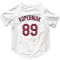 White St. Louis Cardinals Matthew Koperniak   Dog & Cat Pet Jersey