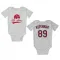 White St. Louis Cardinals Matthew Koperniak   Newborn & Infant Bodysuit