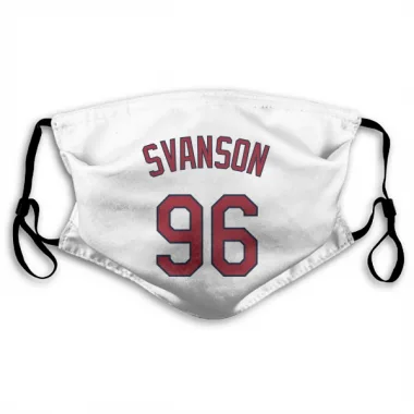 White St. Louis Cardinals Matthew Svanson   Face Mask