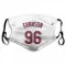 White St. Louis Cardinals Matthew Svanson   Face Mask