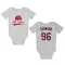 White St. Louis Cardinals Matthew Svanson   Newborn & Infant Bodysuit