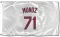 White St. Louis Cardinals Roddery Munoz   Flag (3 X 5)