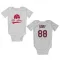 White St. Louis Cardinals Tekoah Roby   Newborn & Infant Bodysuit