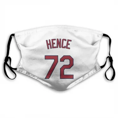 White St. Louis Cardinals Tink Hence   Face Mask