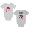 White St. Louis Cardinals Tink Hence   Newborn & Infant Bodysuit